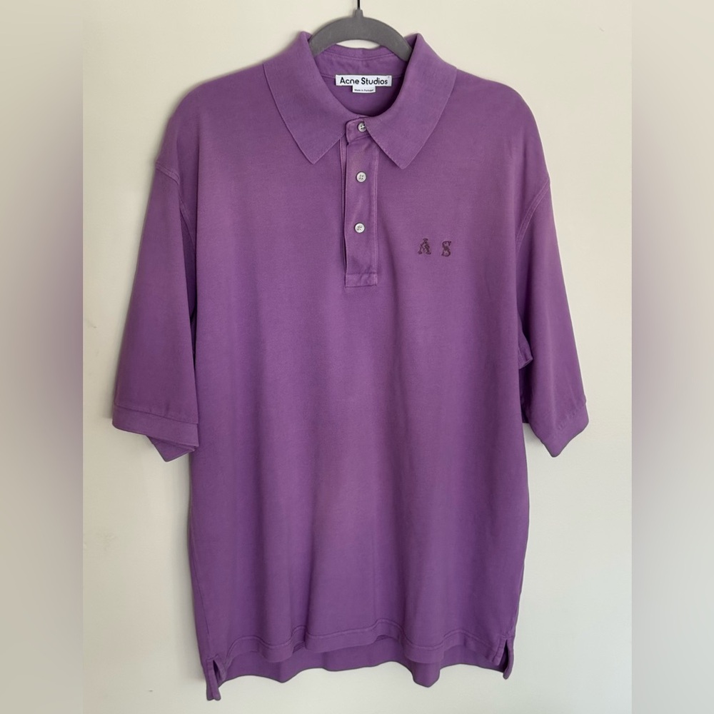 Acne Studios Purple Polo Shirt